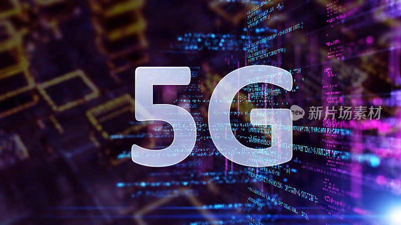 5G wifi技术数字概念